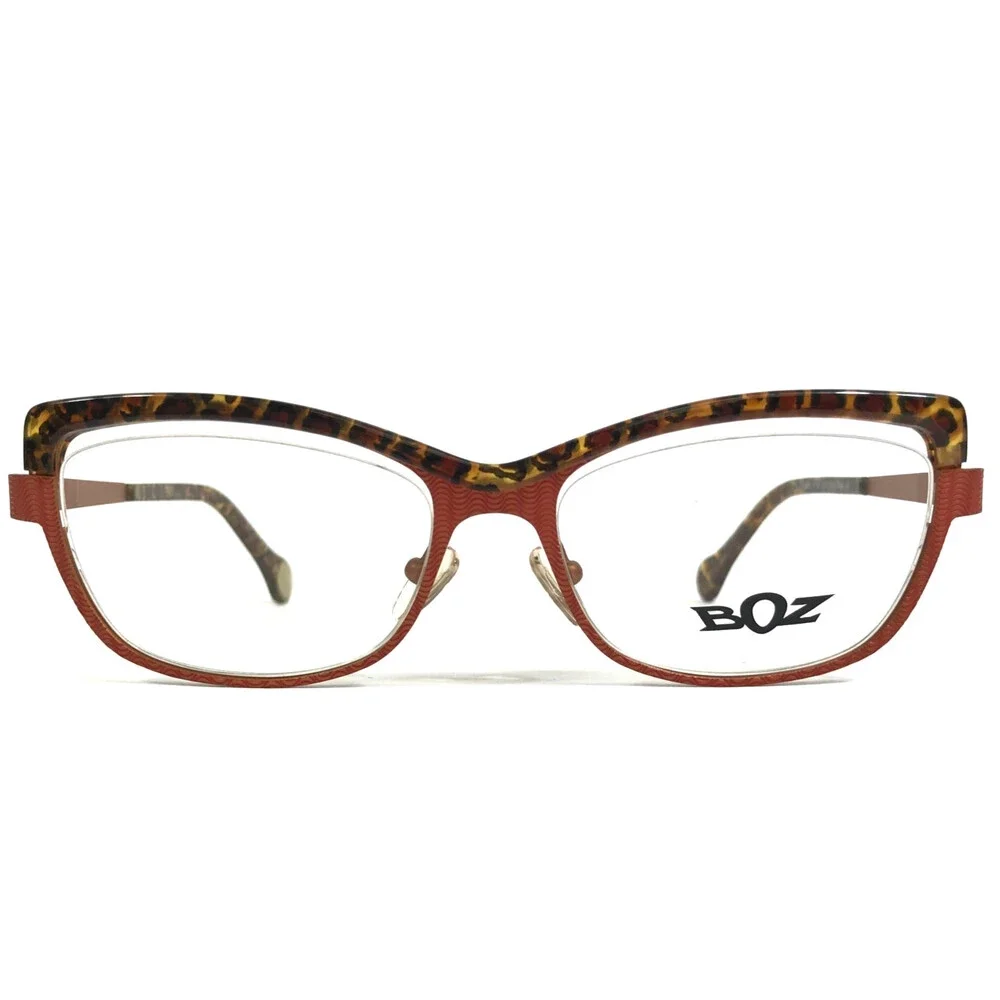 BOZ Eyeglasses Frames ZUMBA 8192 Black Brown Orange Cat Eye Full Rim 52-16.5-140